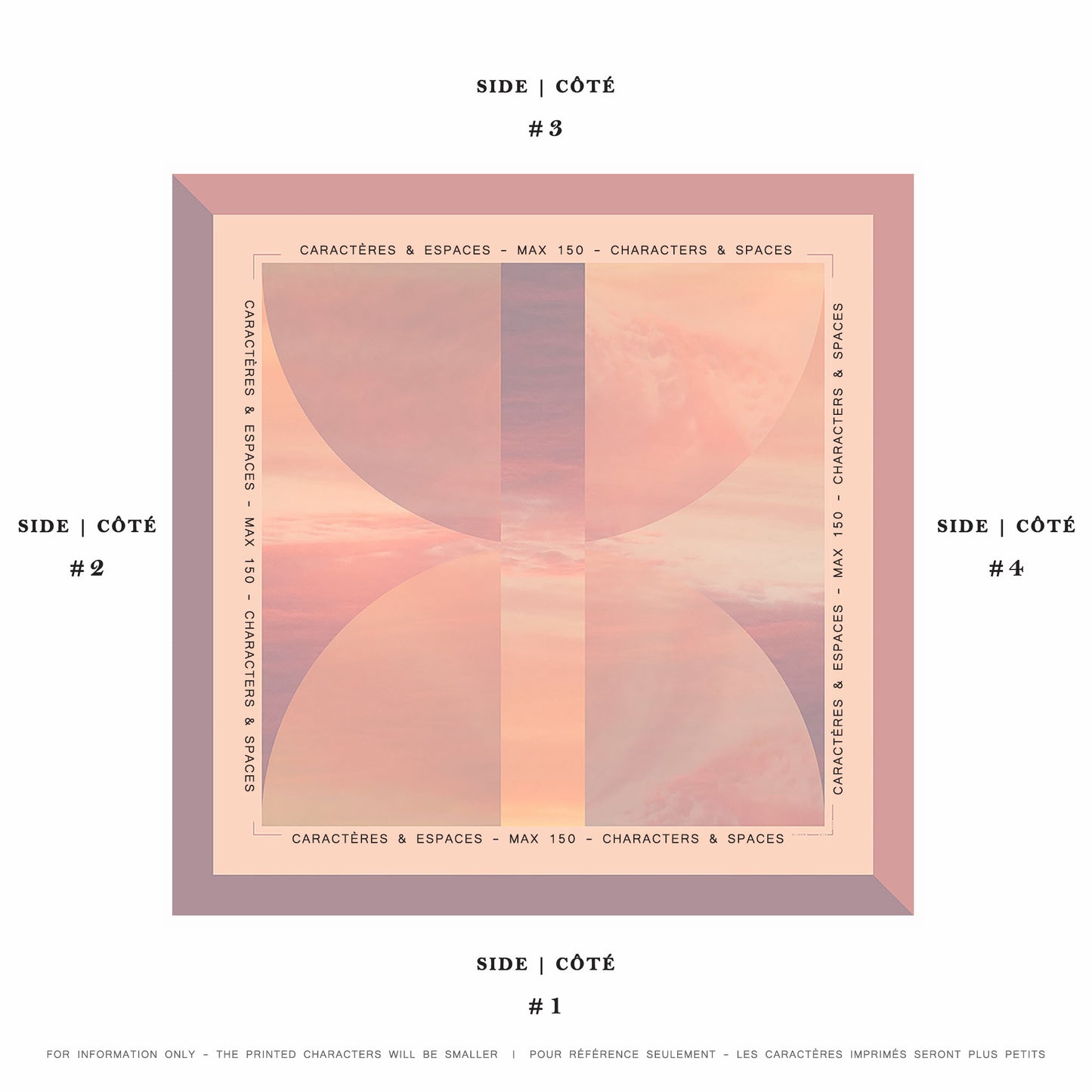 Delinor carre soie Lautitia mots personnalises 35in 90cm example custom notes silk scarf