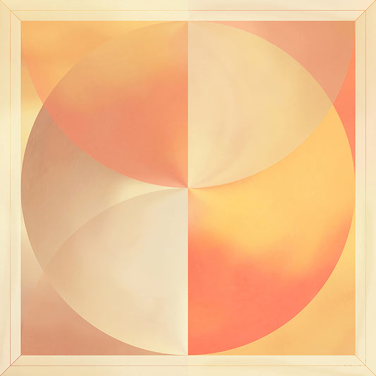 Delinor carre soie Solis jaune creme vue entiere 35in 90cm luxury yellow orange custom silk scarf