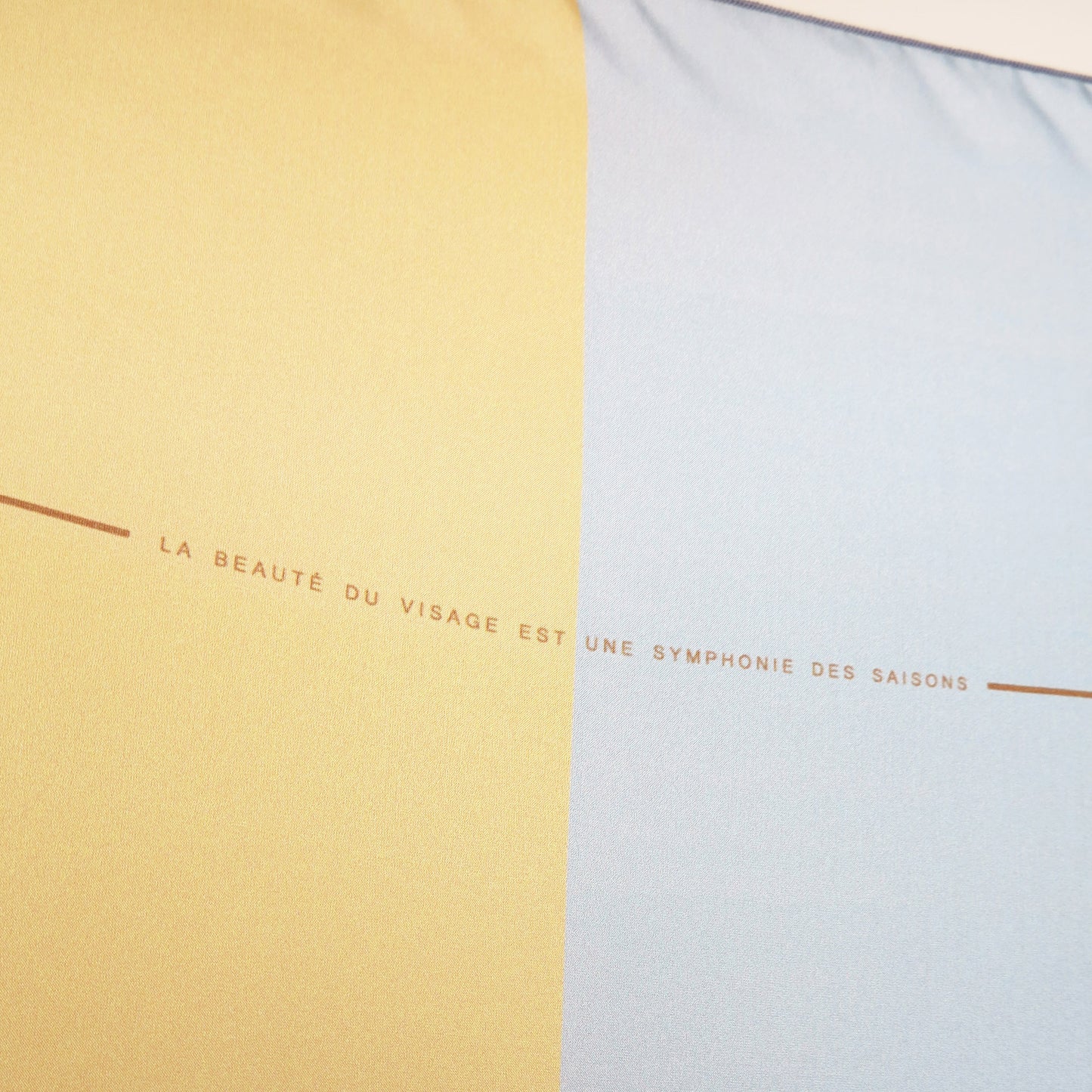 Delinor foulard soie Couleurs du bonheurV1 50in 127cm luxury orange green blue silk scarf slogan