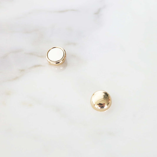 Delinor aimants dore 1 set 2 pieces gold loose hijab magnetic pins