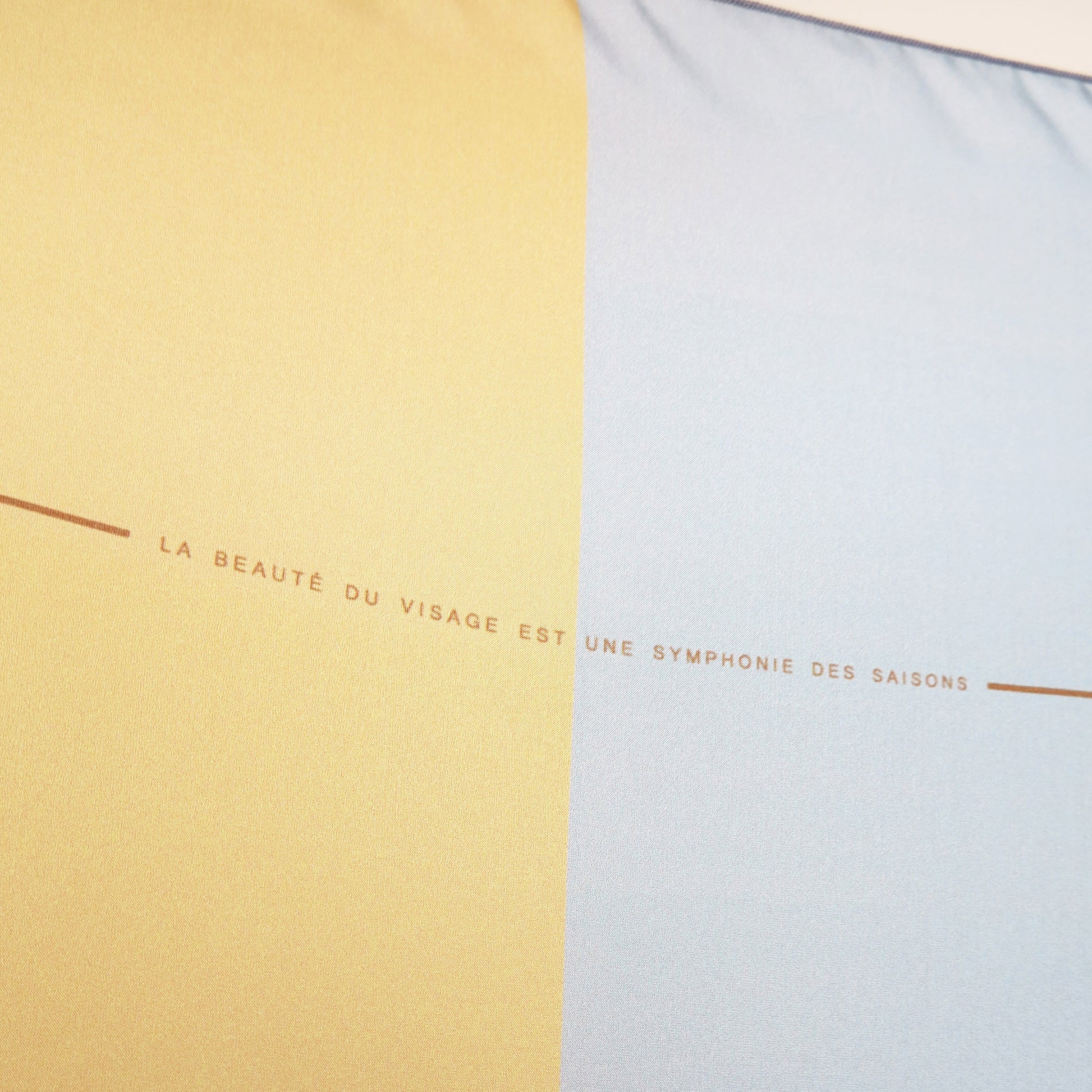Delinor foulard soie Couleurs du bonheurV1 50in 127cm luxury orange green blue silk scarf slogan
