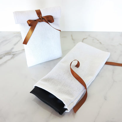 Delinor foulard soie Aera Noctis Petit 16in 40cm luxury silk scarf emballage gift wrap cotton coton