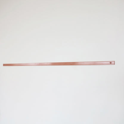 Delinor porte carre rose 35in Linea rose metal hanger for mural art installation screw